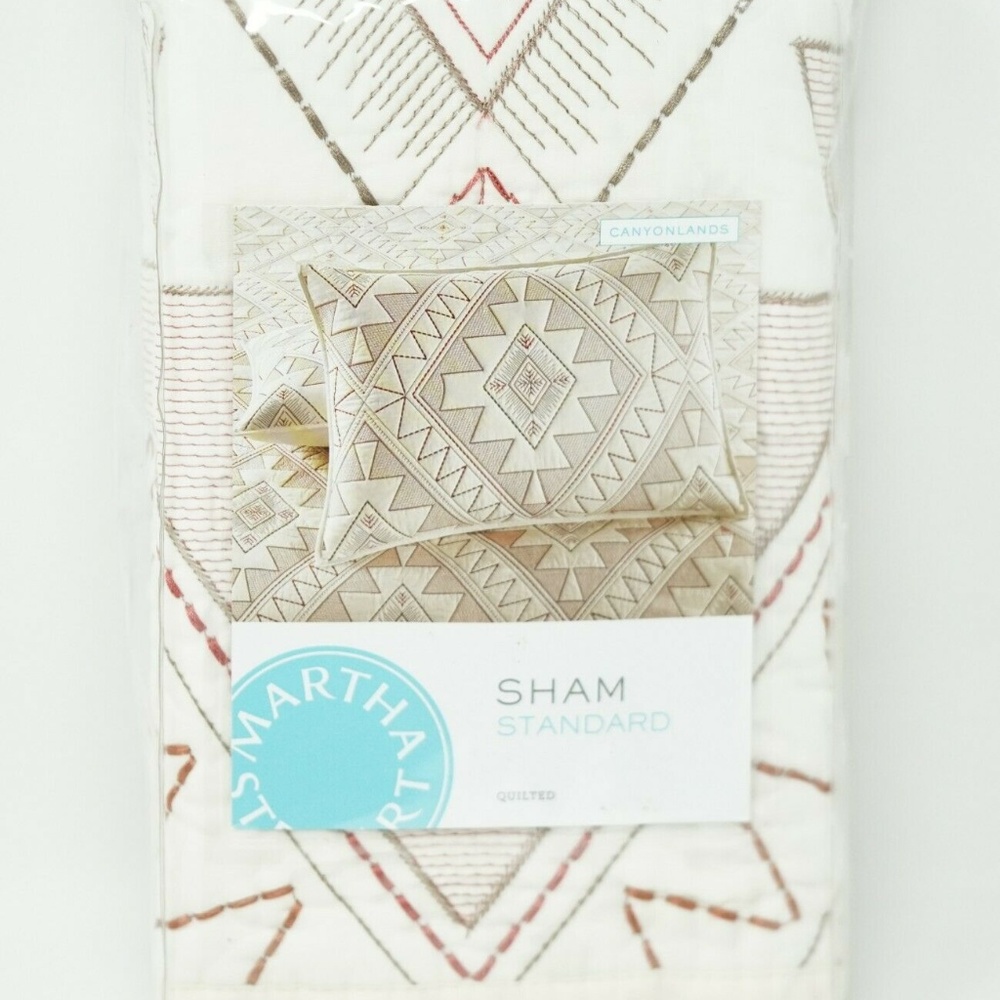 Martha Stewart Canyonlands Quilted Sham - STANDARD - Picture 1 of 4